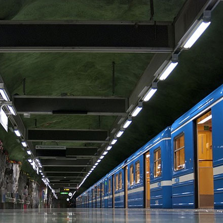 Sztokholm: metro
